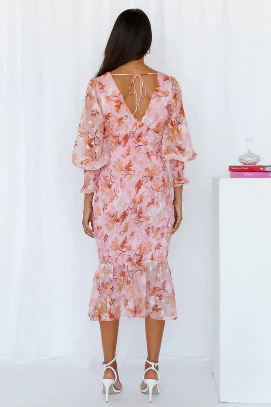 Julia | Women's Wedding Guest Floral Dress Evening
