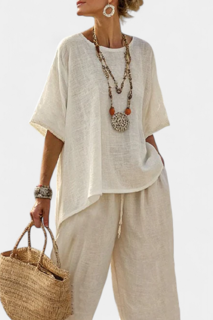 Beatrice - Wide-Leg Trouser Set