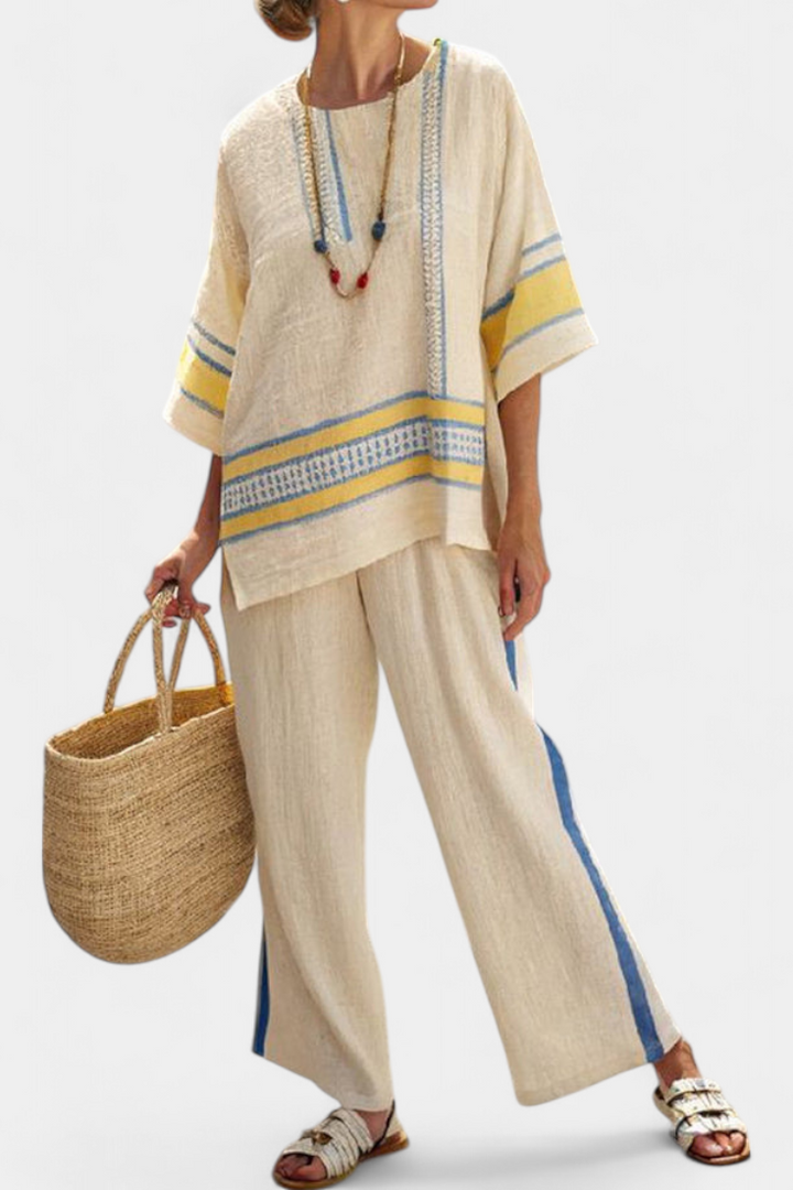 Marcella - Linen Trouser Set