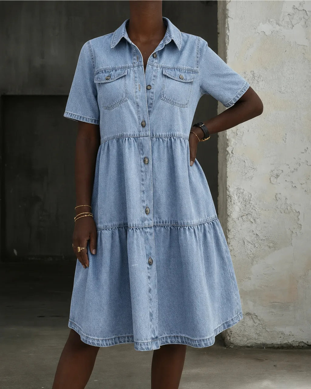 Sofía | Chic Casual Denim Dress
