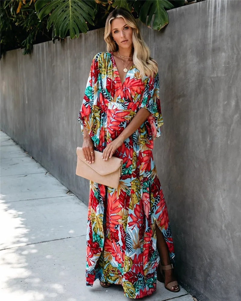 Serena | Women's Wedding Guest Wrap Maxi Dress