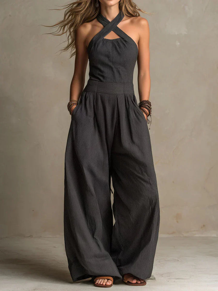 Bianca – Elegant Linen and Cotton Jumpsuit
