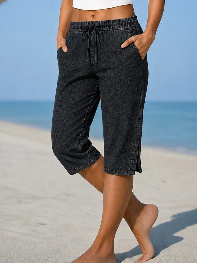 DELPHIA™ | CALF-LENGTH CAPRI PANTS
