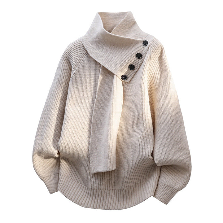 Imogen | Cozy Scarf-Neck Sweater