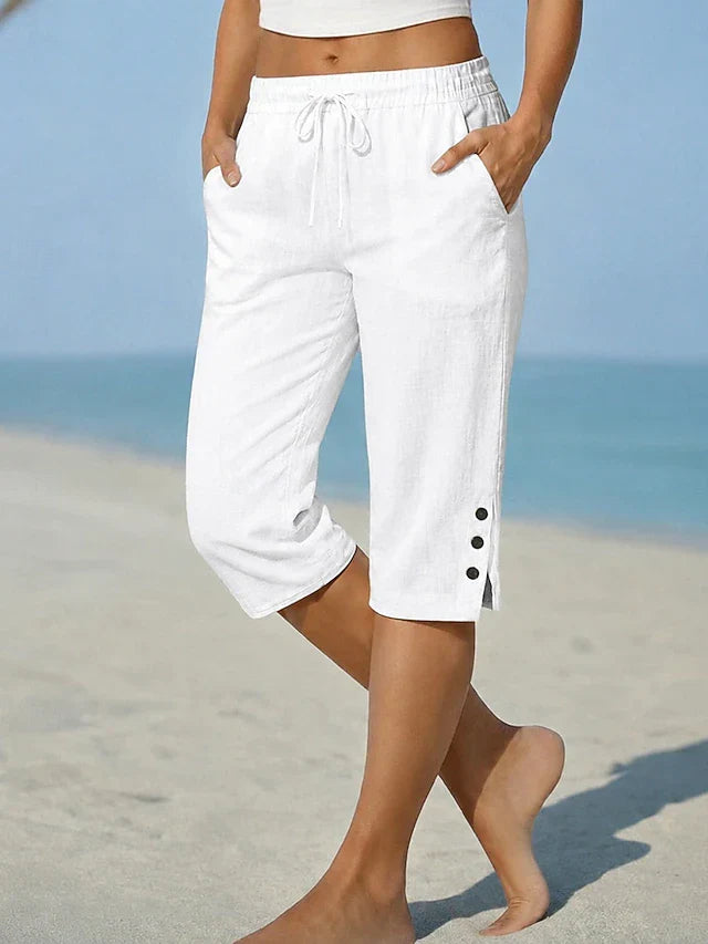 DELPHIA™ | CALF-LENGTH CAPRI PANTS