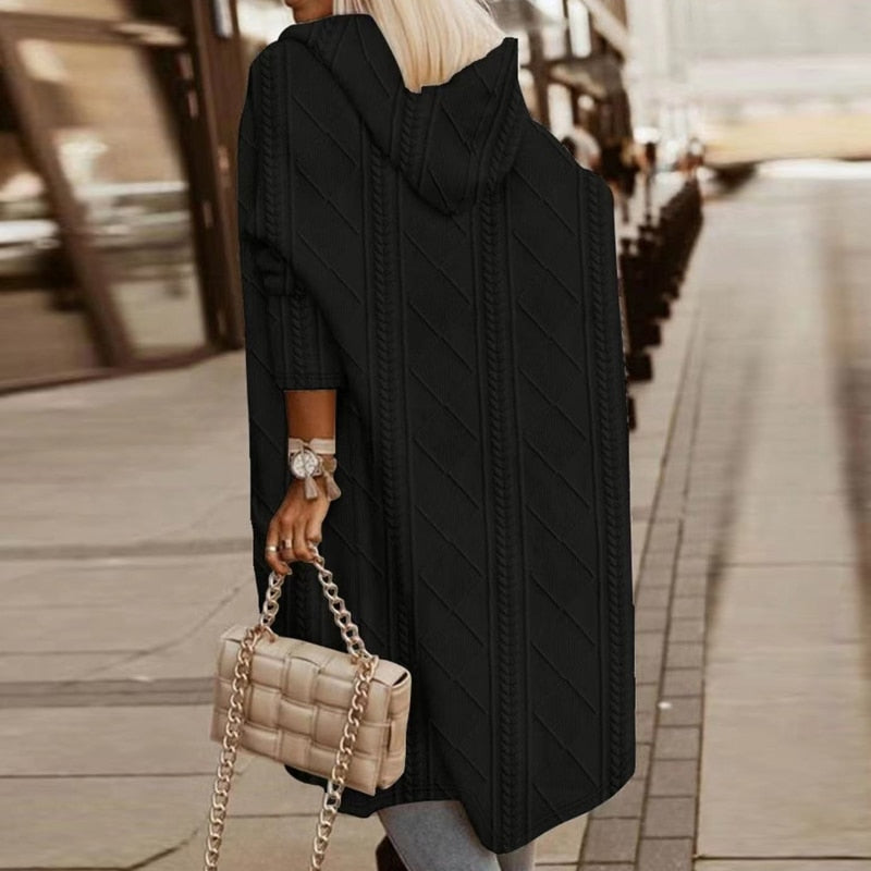 Johani | Extended Length Hooded Cardigan