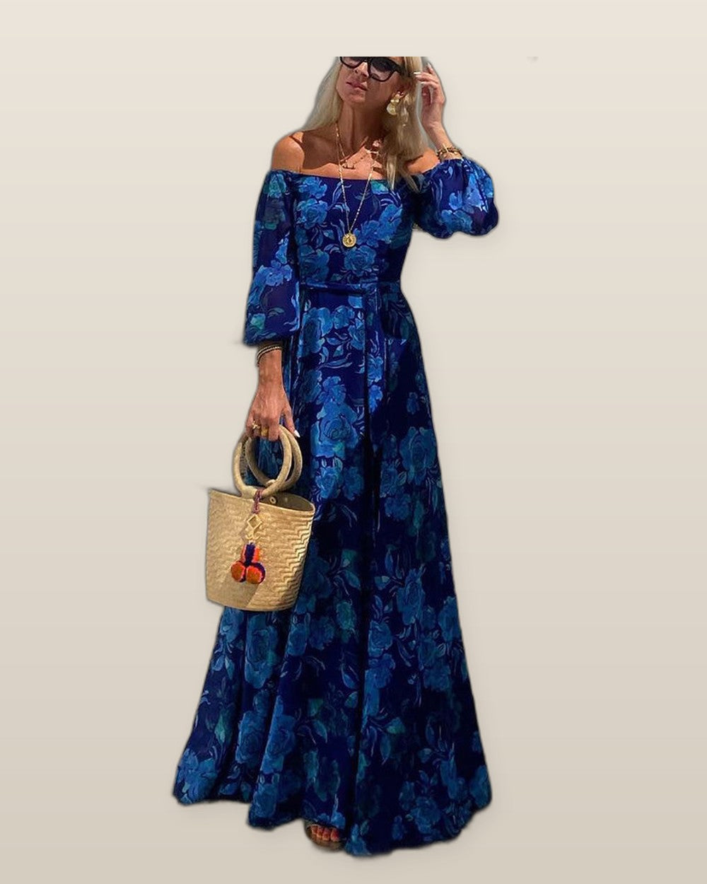 Wedding dress greige