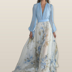 Wedding dress greige