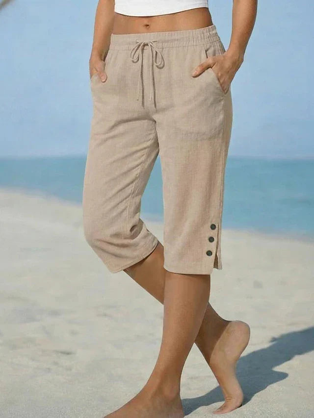 DELPHIA™ | CALF-LENGTH CAPRI PANTS
